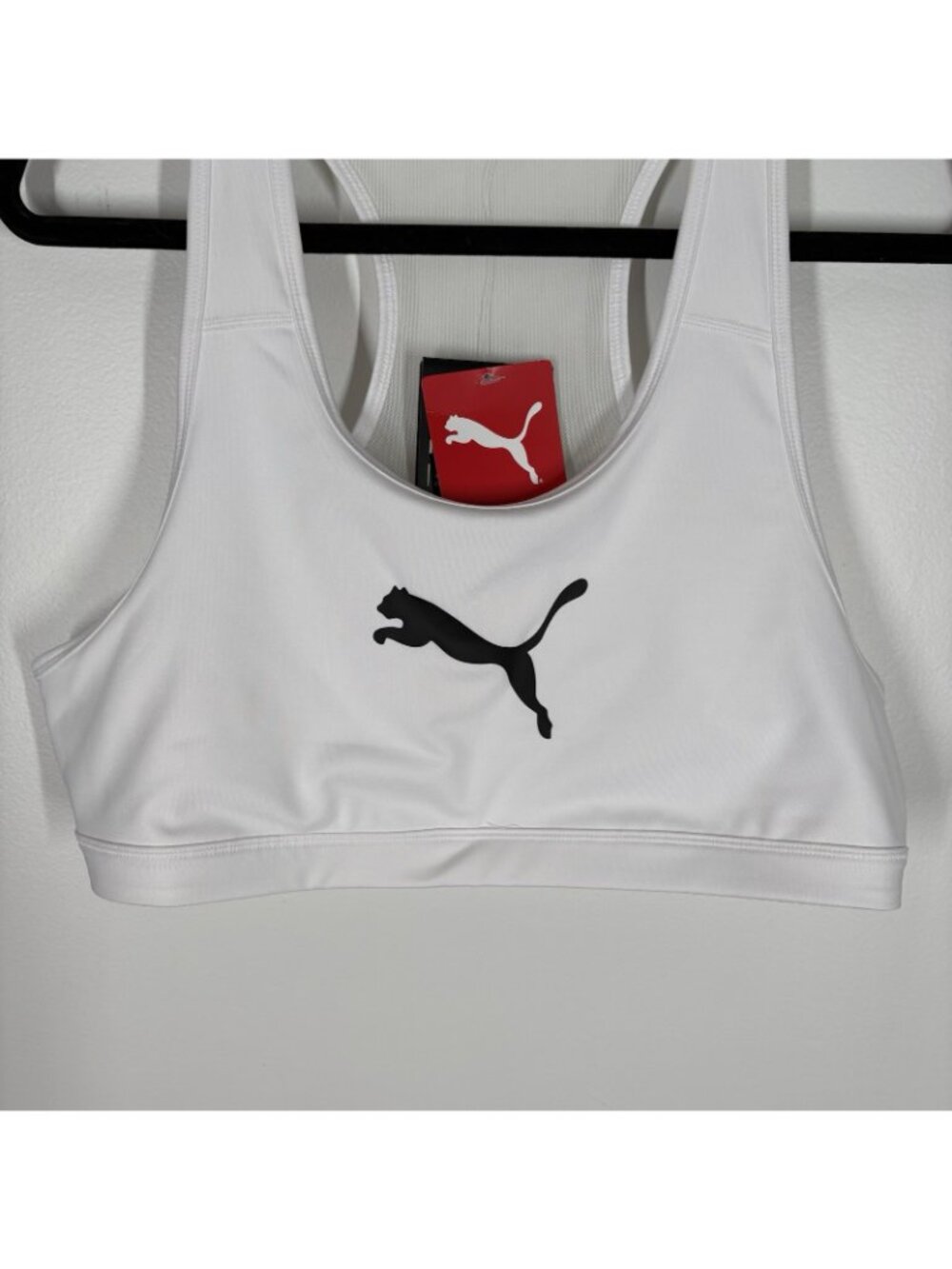 Puma Women XXL White Mid Impact 4Keeps Racerback Sports Bra NWT - Picture 4 of 16